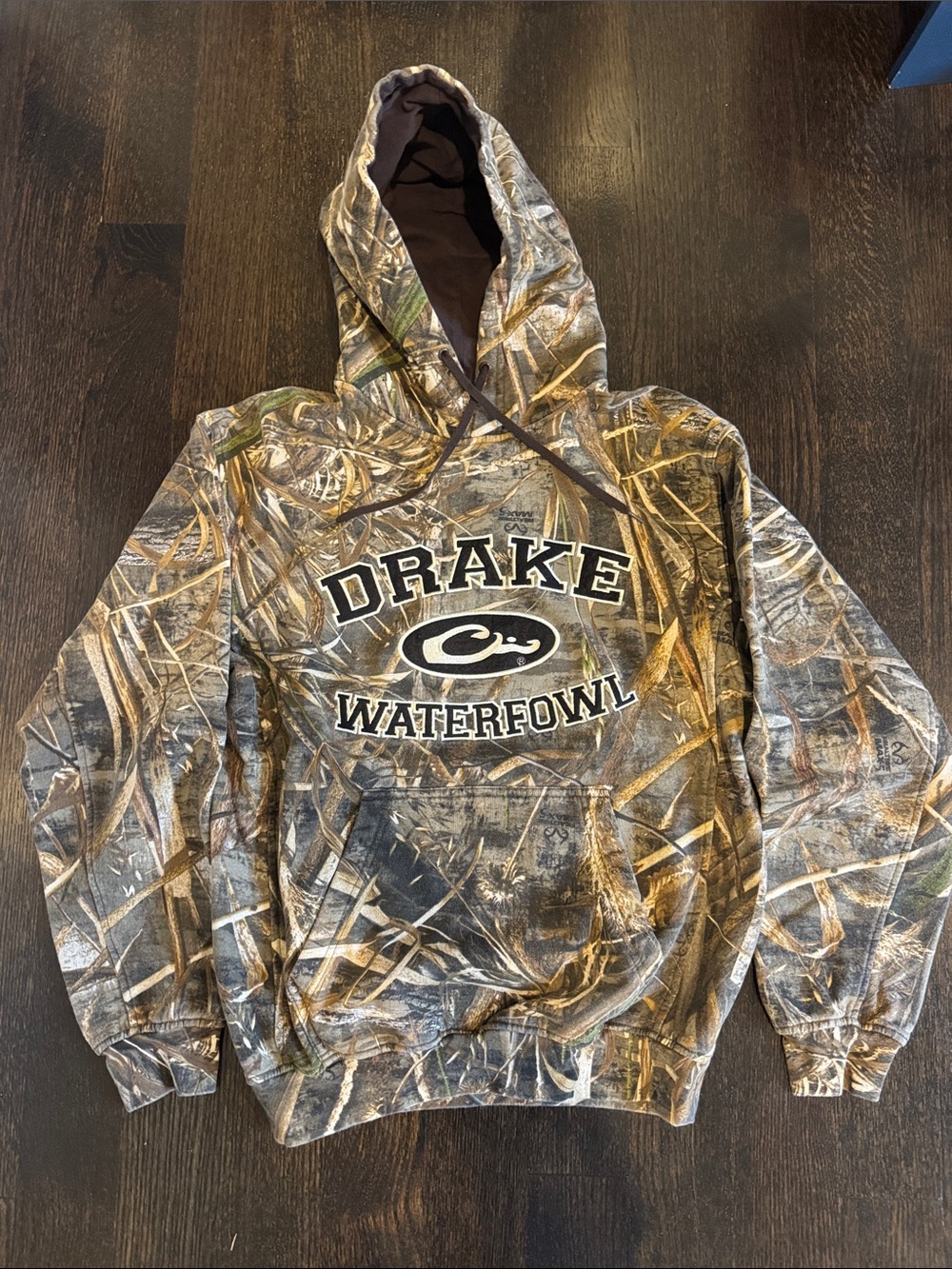 Drake Camo Pullover Hoodie in Brown & Green